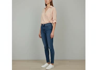 koszula satynowa rozowa: Koszula damska, rozmiar M — 6