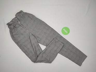 spodnie plus size: Spodnie materiałowe damskie, rozmiar 2XS — 2