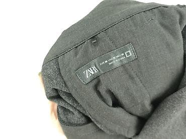 pull on trousers h: Zara, Material trousers for women, size M — 6