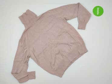 sweter z tiulowymi rękawami: H&M Basic, Golf damski, rozmiar L — 3