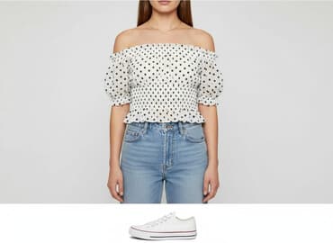 obcisla biale bluzki: Wybierz, Bluzka damska, rozmiar XS — 7