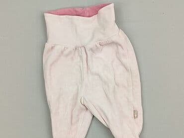 biale spodnie woskowane: Sweatpants, H&M, 0-1 month, condition - Very good — 1