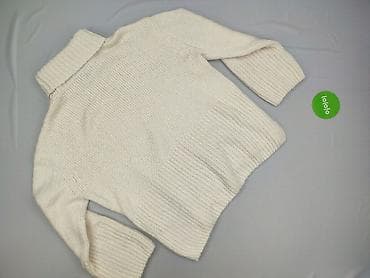 sweter oversize z golfem: Golf damski, rozmiar One size — 3