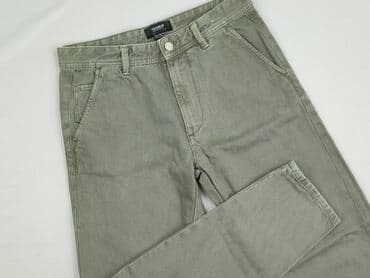 spodnie w paski pull and bear: PULL&BEAR, Material trousers for women, size S — 2