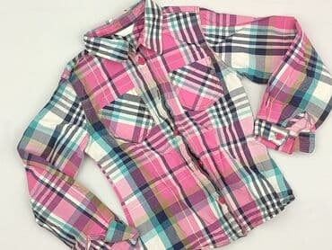 podkoszulki z napisami: Shirt 5-6 years, condition - Perfect, pattern - Cell, color - Pink — 1