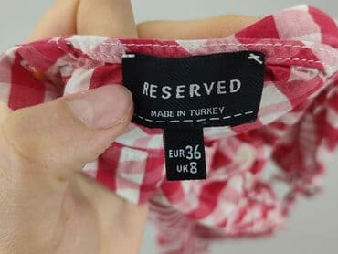 bluzki w kratkę czerwona: Women's blouse, size S — 4