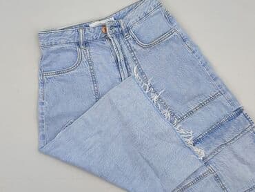 zara krótkie spodenki jeansowe: Stradivarius, Szorty damskie, rozmiar 2XS — 1