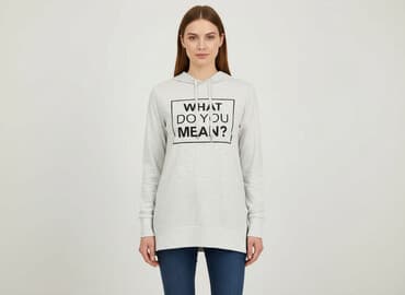 sukienki dresowe duże rozmiary: FB Sister, Bluza z kapturem damska, rozmiar M — 1