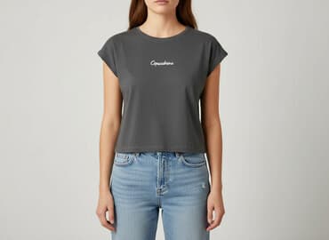 koszulka barcelony sinsay: Sinsay, T-shirt damski, rozmiar 2XS — 7