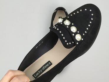 klapki z futerkiem steve madden: Lucky, Półbuty damskie, 38 — 5