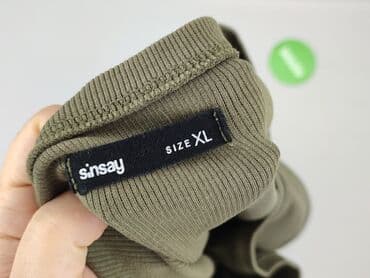 czarna sukienka z długim rękawem sinsay: Sinsay, Sukienka damska, rozmiar XL — 4