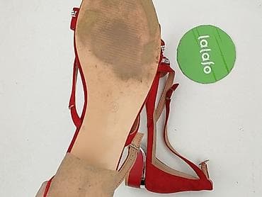 biale sandaly na platformie: Sandały damskie, rozmiar 40 — 5