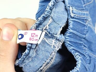 calvin klein jeans retro runner: Denim pants, 9-12 months, condition - Perfect — 4
