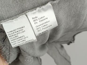 sweter w paski z serduszkiem: Kardigan damski, M — 5