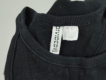 bluzki basic prążek: H&M Divided, Top damski, rozmiar M — 4