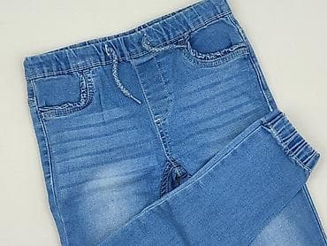 spodenki l: Spodnie jeansowe, Little kids, 5-6 lat, 110/116, stan - Bardzo dobry — 1