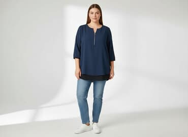 bluzka damska z suwakiem: Bluzka damska, rozmiar S — 1