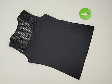 elegancki top czarny: Tu, Top damski, rozmiar L — 3