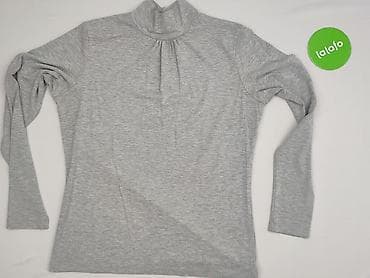 sweter szary: Golf damski, rozmiar XL — 2