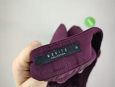 eco leather: Mohito, Spodnie materiałowe damskie, rozmiar M — 4