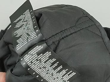 sweter: Męska kurtka zimowa/parka w kolorze czarnym. - Krój: parka o długości — 6