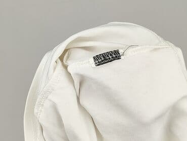 biała bluzka z kwadratowym dekoltem: Top damski, rozmiar S — 4