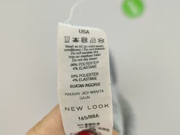 czarna sukienka ze srebrnymi wstawkami: New Look, Sukienka damska, M — 5