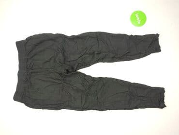 hm joggery damskie: H&M, Material trousers for women, size L (EU 40) — 3
