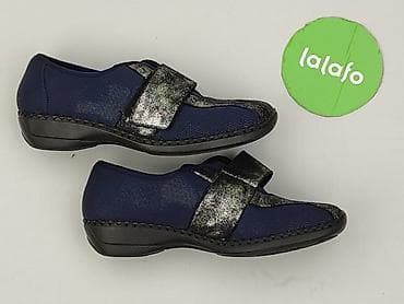 buciki: Damskie półbuty Rieker Antistress - Model: wsuwane półbuty z paskiem — 4