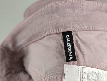 calzedonia spodnie z wysokim stanem: Material trousers for women, size M — 6