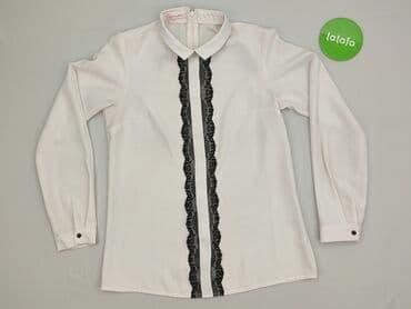 sukienki z gipiury dla puszystych: Women's blouse, size S (EU 36) — 2