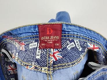 patchworkowe jeansy: Jeansy dla mężczyzn, rozmiar M — 4