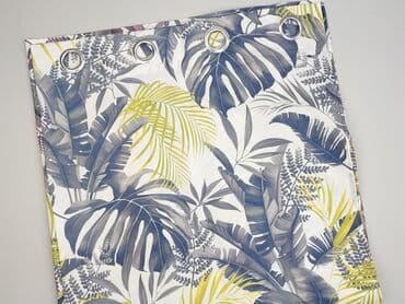 Zasłona dekoracyjna na przelotkach – motyw liści tropical - Wzór at lalafo.pl Zasłona dekoracyjna na przelotkach – motyw liści tropical - Wzór