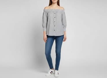 bluzka w paski pepco: Orsay, Bluzka damska, rozmiar S — 7