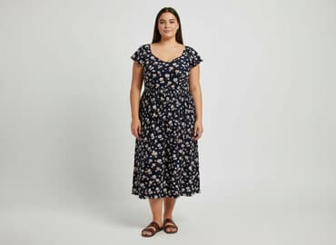 sukienki boho midi na wesele: Sukienka damska, rozmiar XL — 6