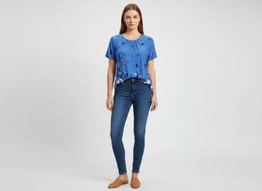 bluzki w stylu japonskim: Bluzka damska, rozmiar L — 5