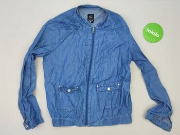mohito kurtka jeansowa z nadrukiem: Sinsay, Women`s jeans jacket, size M — 2