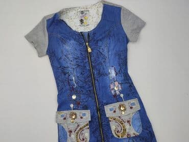 mohito sukienka niebieska w kwiaty: Sukienka damska, S — 1