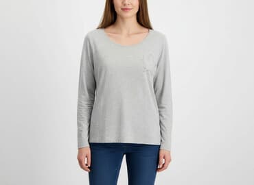 szara bluzka damska: Esmara, Bluzka damska, rozmiar L — 7