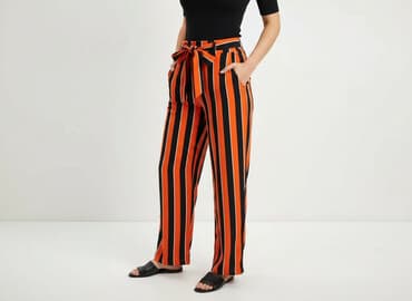 zaxy sandały czarne: Cameo Rose, Spodnie damskie, rozmiar S — 7