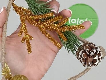 Home & Garden: Dekoracja świąteczna w kształcie trójkąta, wykonana ze sznurka — 4