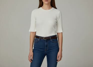 reserved koszulka w paski: Reserved, T-shirt damski, rozmiar S — 1