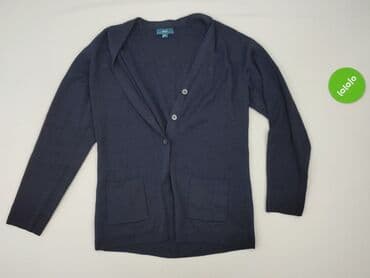 sweter z dekoltem v: Kardigan damski, rozmiar M — 2