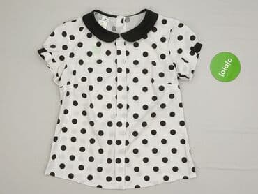 biale rajstopy w czarne kropki: Bluzka damska, M — 2