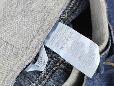 bluzki folk: Spodnie jeansowe, 4-5 lat, 110, stan - Bardzo dobry — 4