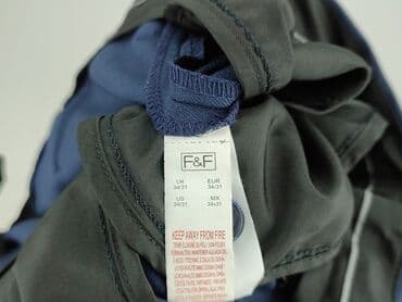 spodenki tech: F&F, Spodnie garniturowe dla mężczyzn, rozmiar M — 4