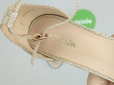 stradivarius pomarańczowe buty na obcasie: Wybierz, Sandały damskie, 37 — 6