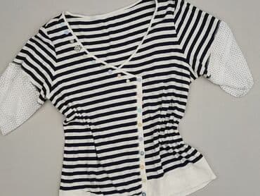 bluzki w paski z serduszkiem: Bluzka damska, rozmiar M — 1