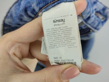 sinsay kurtka jeansowa damska: Jeansy damskie, rozmiar XL — 4
