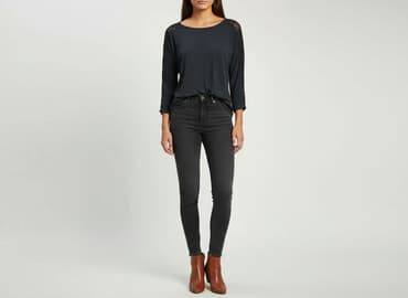 dodatki do czarnej bluzki: Marks & Spencer, Bluzka damska, rozmiar L — 8